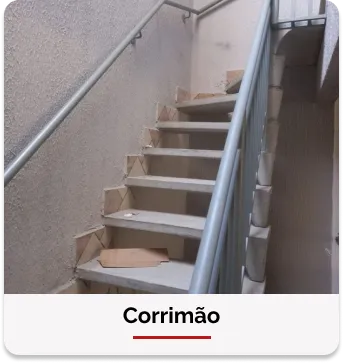 Corrimão de ferro para escada interna