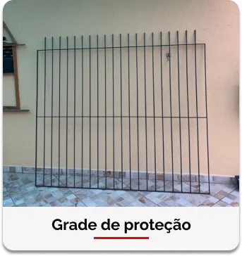Grade de proteção de ferro